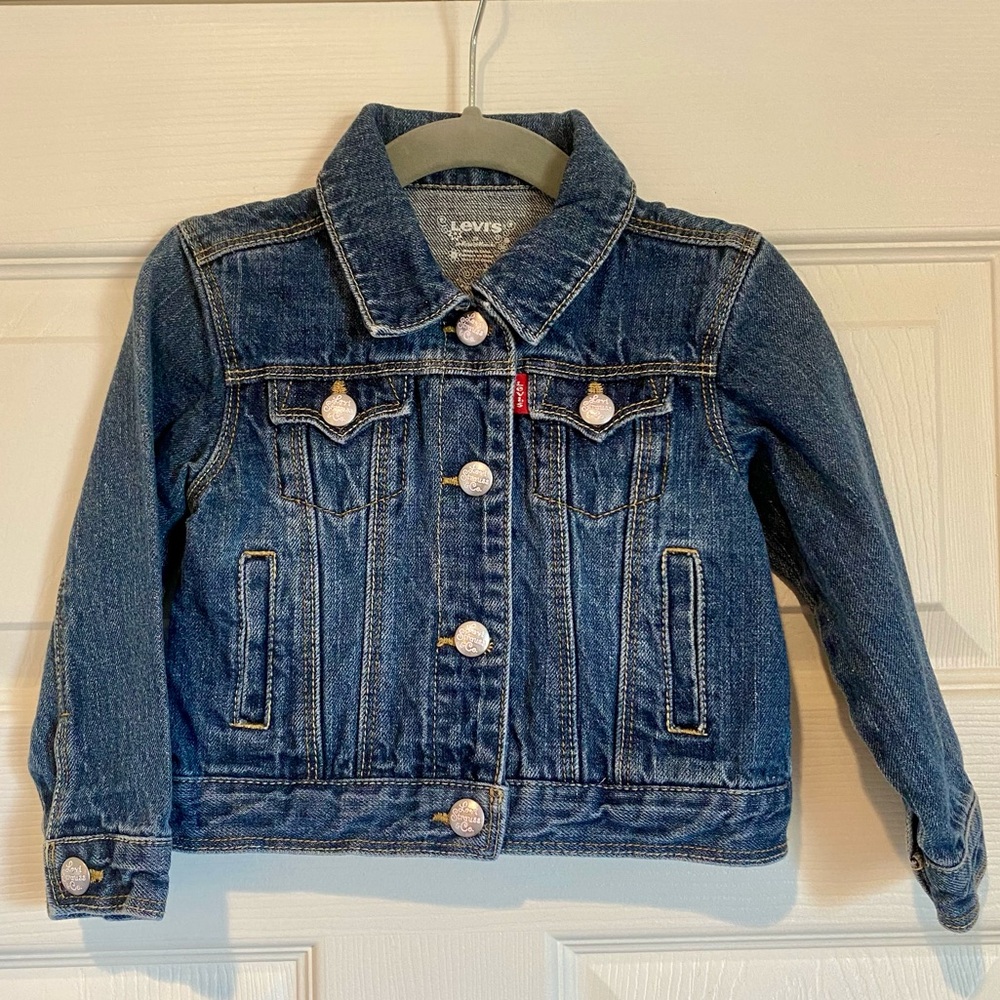 Levi's Kids Dark Blue Denim Jean Jacket